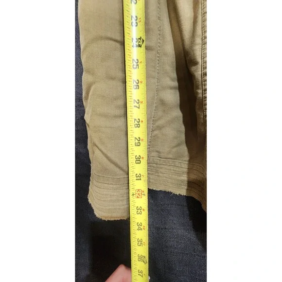 NWOT Anthropologie Pilcro‎ Moss Flutter Sleeve Button Front Tunic Dress Medium - Picture 13 of 15